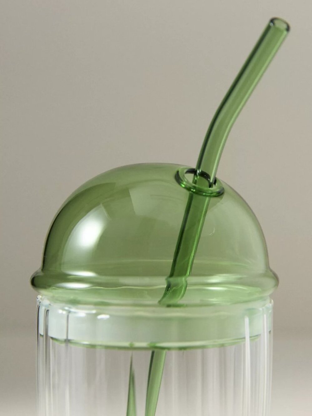 Anthropologie Dome Lid Sipper Cup, Green - Picture 3 of 3